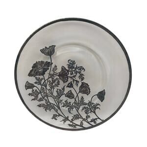 Flanders Discontinued Clear Silver City Bread and Butter Plate .925 Etching